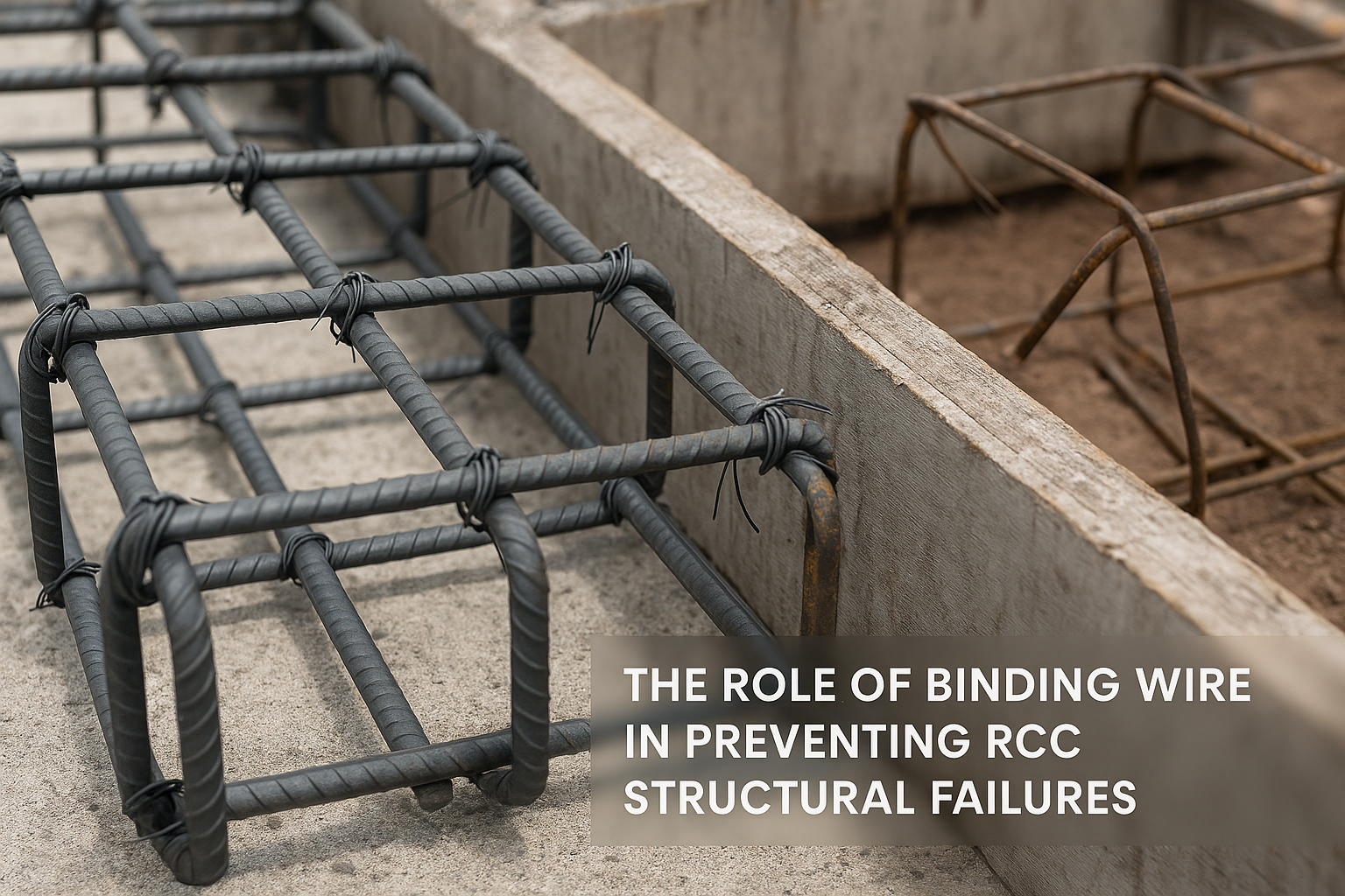 proper binding wire usage prevents RCC structure failures
