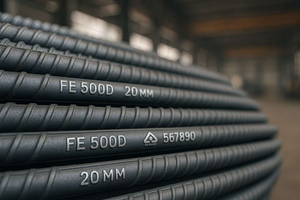 how to read a TMT bar label