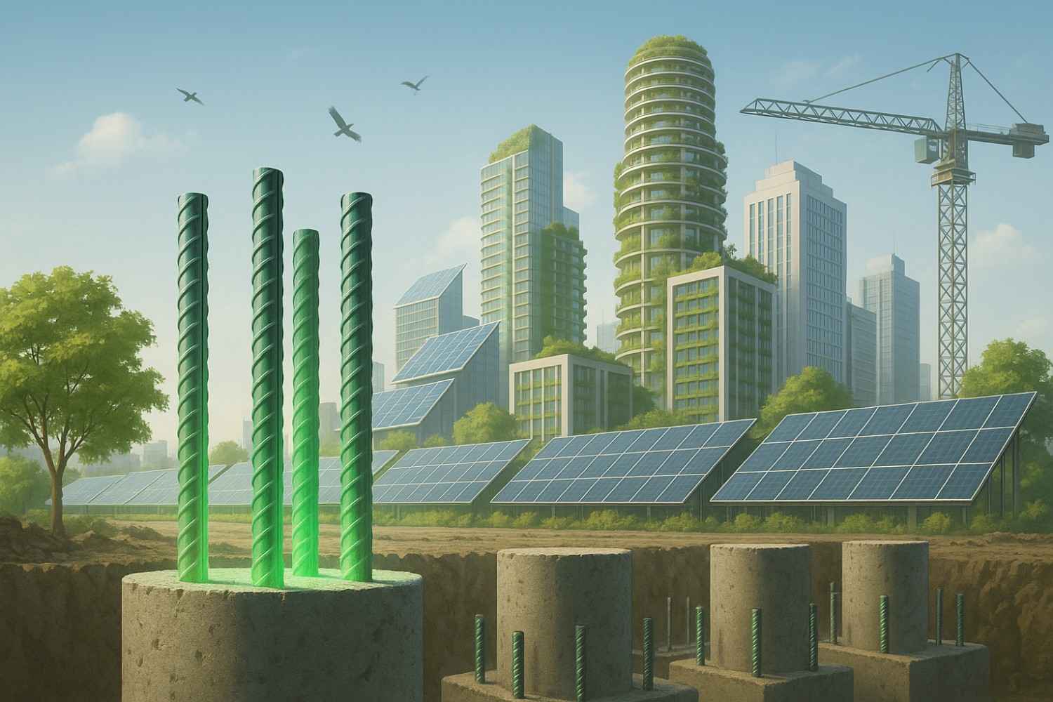 Eco-Friendly TMT Bars