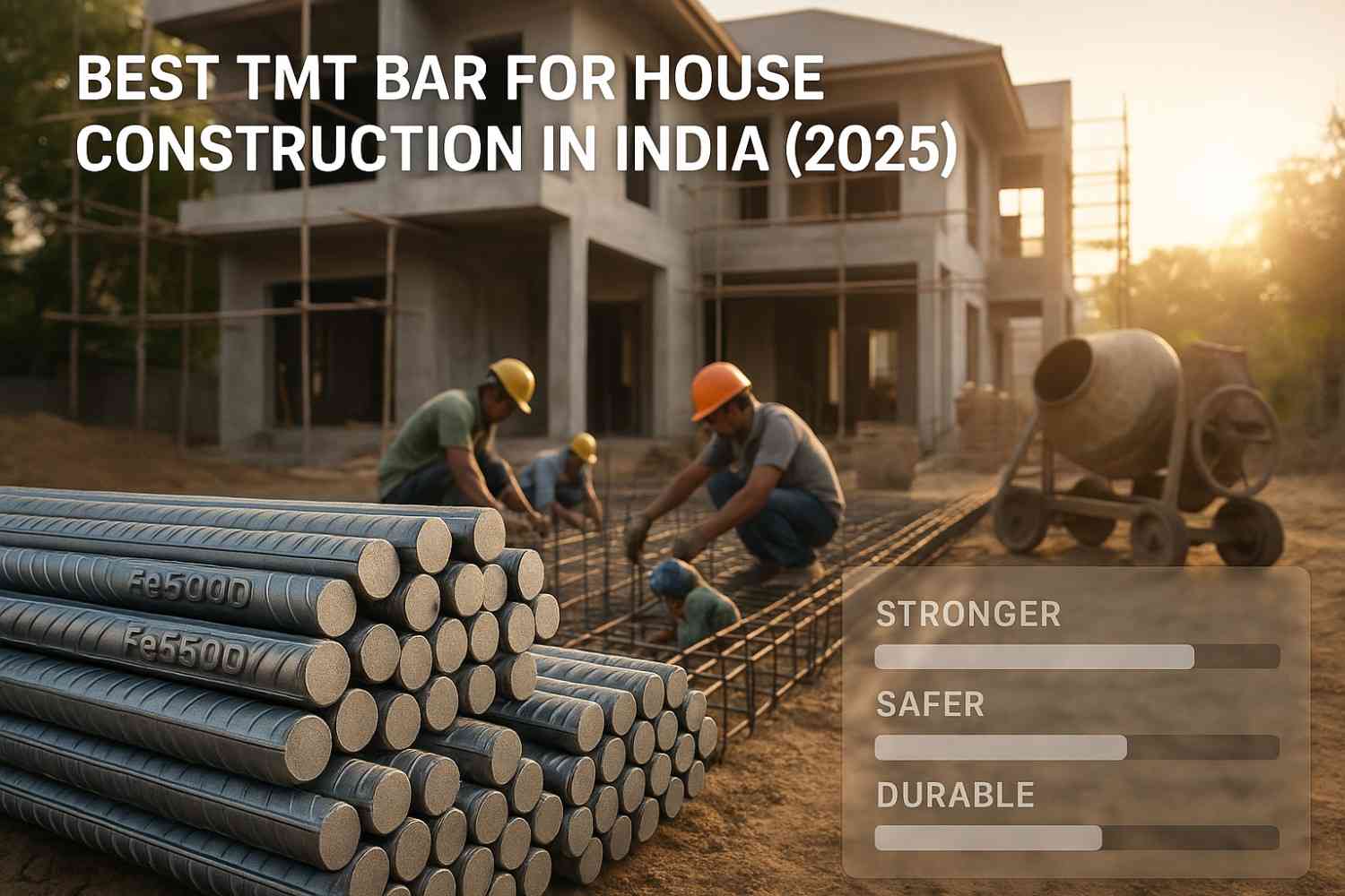 Best TMT Bar for House Construction