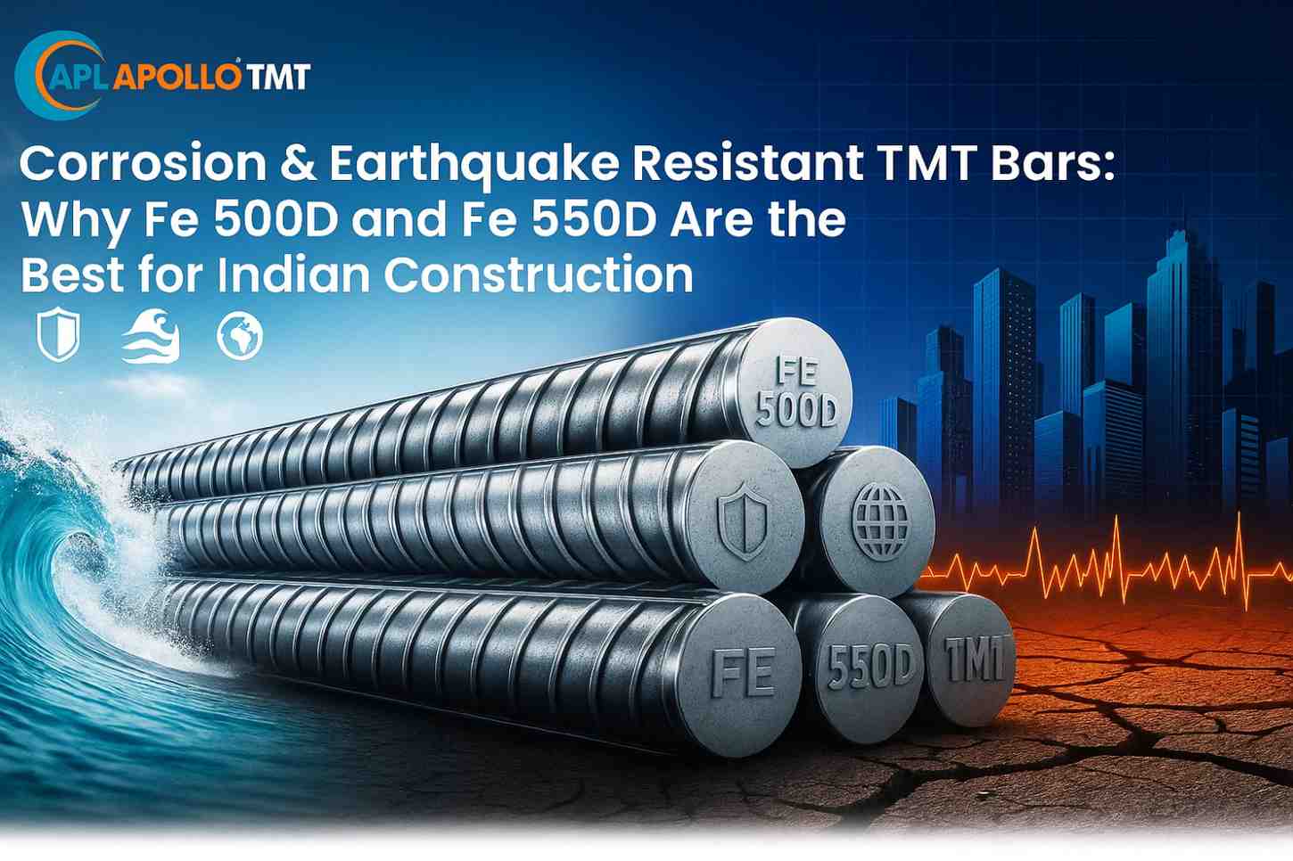Corrosion and Earthquake Resistant TMT Bars