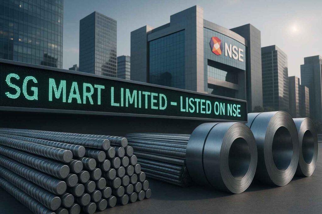 SG Mart Limited NSE listing bell ceremony