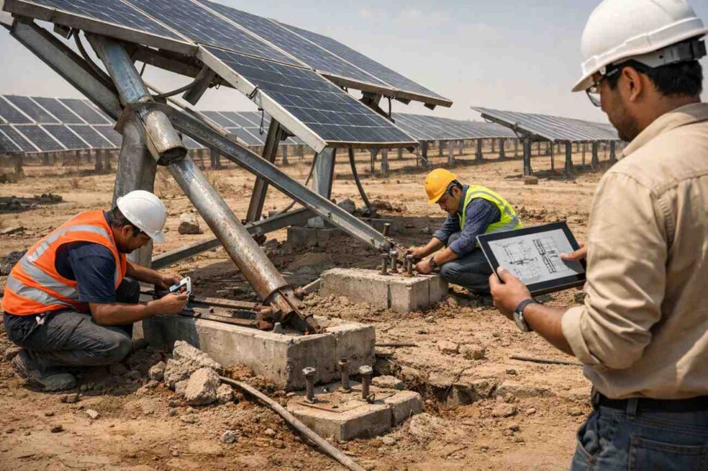 solar structure failures in India