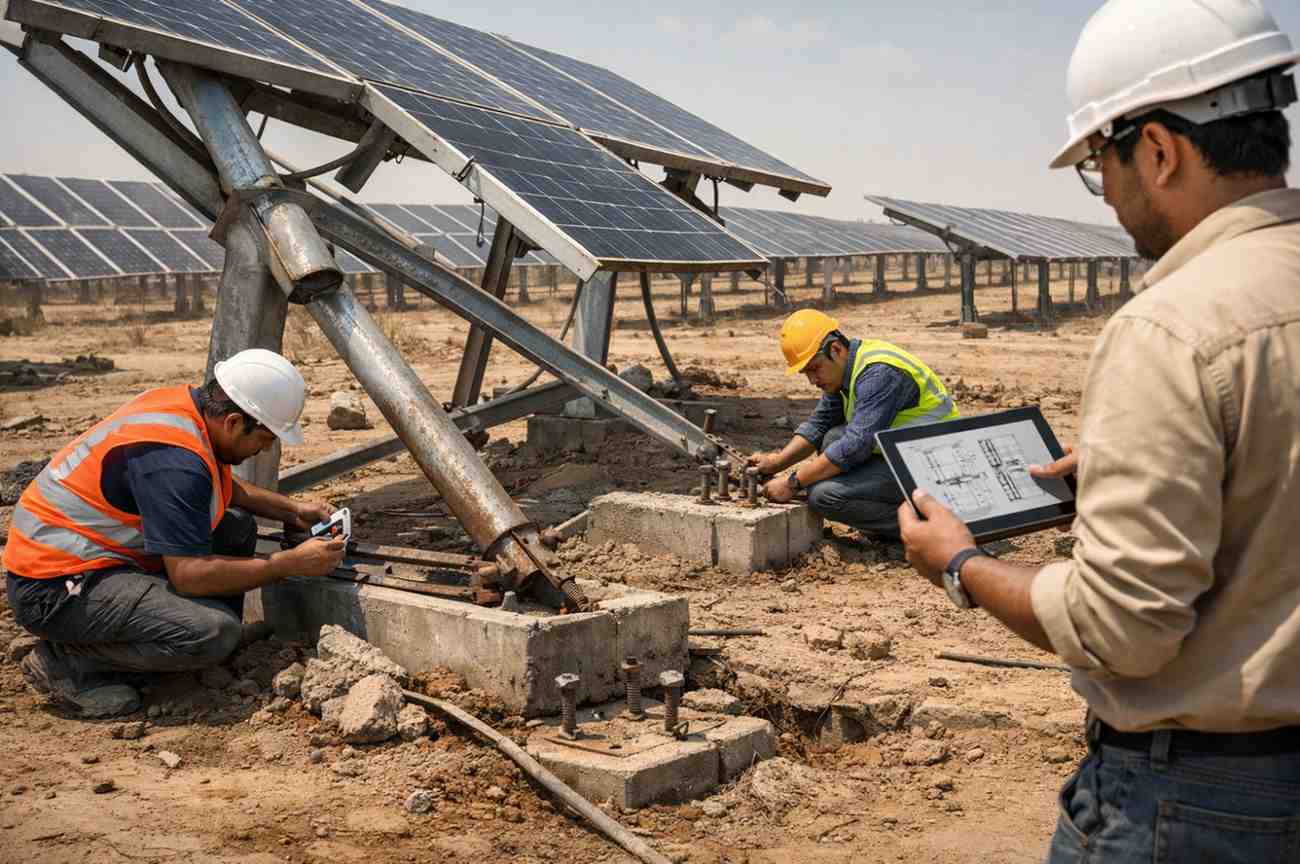 solar structure failures in India