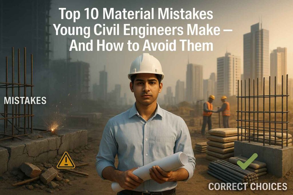 material mistakes civil engineers 2026