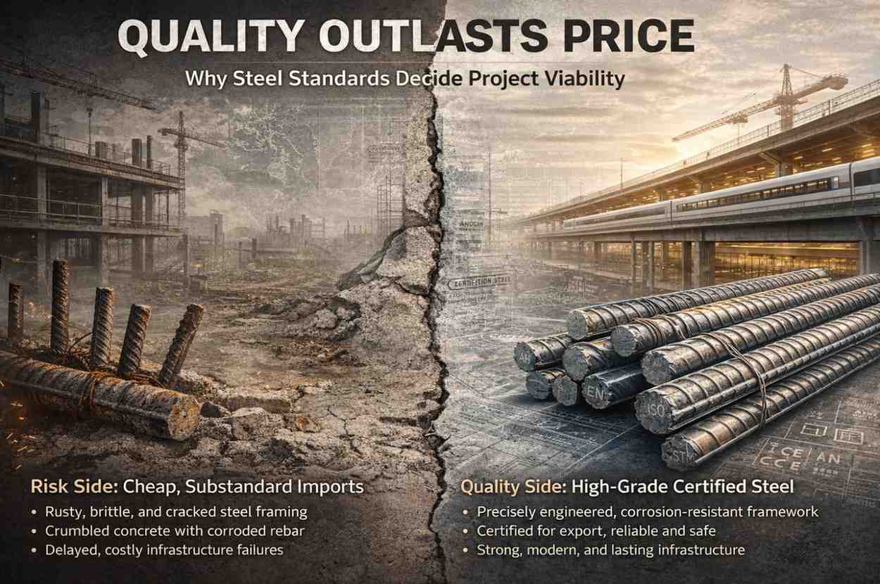 steel quality vs price