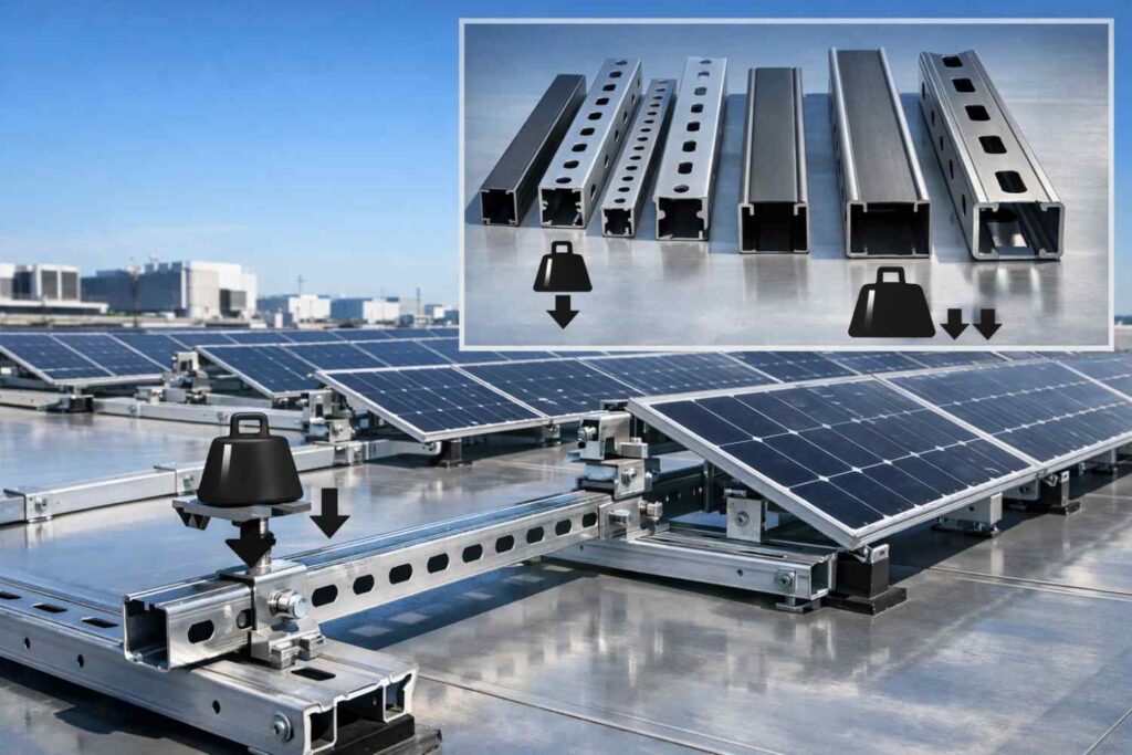 strut channel for solar mounting